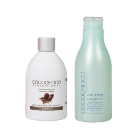 Original Brazilian Keratin 250ml + Clarifying Shampoo 400ml COCOCHOCO