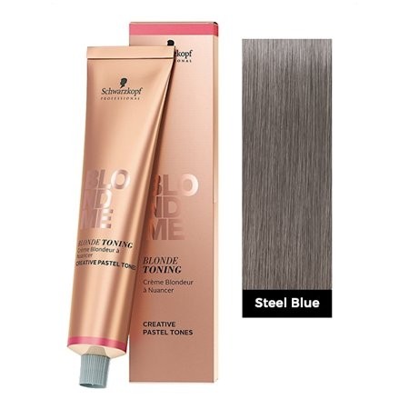 Schwarzkopf BlondMe Pasteltoner Staalblauw