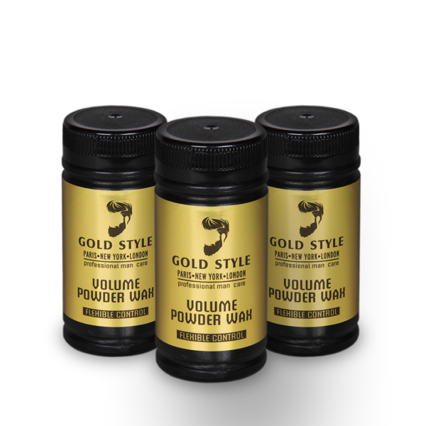 Goldstyle SET 3x Powder Wax + Salt Free Shampoo GOLDSTYLE