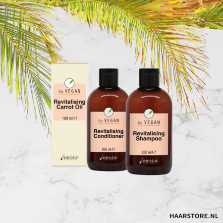 So Vegan Set Shampoo + Conditioner + Haarolie Revitalising