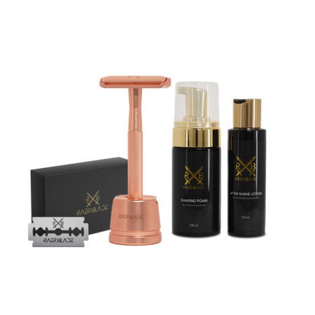 Scheerkit ONE BLADE Starter Pack Rosé Gold